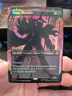 Super Shredder (Borderless) Teenage Mutant Ninja Turtles Foil Version Magic - Image 3