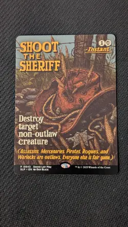 Shoot the Sheriff - borderless showcase MTG - Image 1
