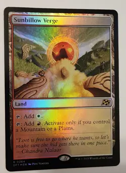 Mtg Aetherdrift Sunbillow Verge NM Foil - Image 1