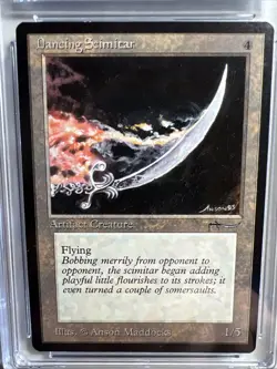 MTG Arabian Dancing Scimitar CGC 8.5 NM/Mint+ Original English language 1993 - Image 3