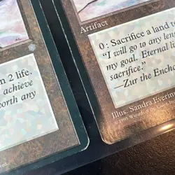 2X MTG Magic Zuran Orb Ice Age Artifact Uncommon Sandra Everingham English - Image 3