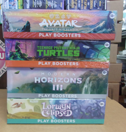 MTG TEENAGE NINJA TURTLES + AVATAR + MODERN 3 + LORWYN PLAY BOOSTER BOX LOT - Image 1
