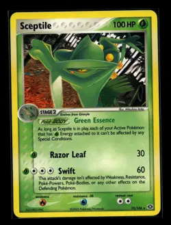 Sceptile 10/106 Non Holo Rare EX Emerald Pokemon Card NM - Image 1