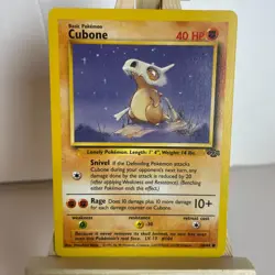Cubone 50/64 (Unlimited) Common Pokemon Jungle Light Played+ - Image 1