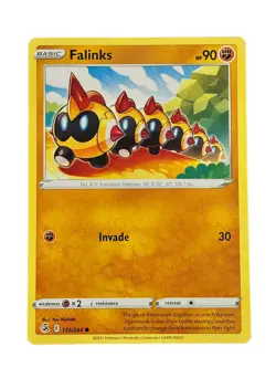 New: 2021 Pokemon TCG Falinks Fusion Strike 155 Regular Common - Image 1