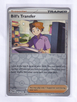 Bill's Transfer 156/165 - Pokemon Scarlet & Violet 151 - Reverse Holo - Image 1