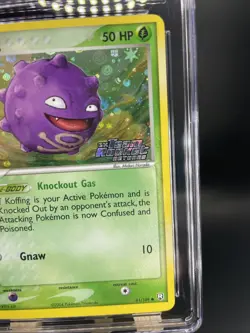 Pokemon Koffing #61 EX Team Rocket Returns STAMPED 2004 - CGC 9 - Image 3