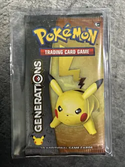 Pokemon TCG Generations Booster Pack Pikachu Cover Art, Sealed - Image 1