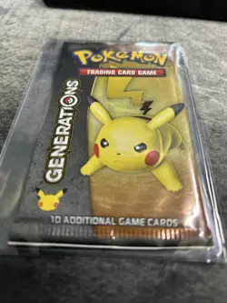 Pokemon TCG Generations Booster Pack Pikachu Cover Art, Sealed - Image 3