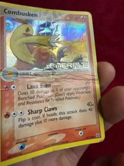 Pokemon TCG Combusken Reverse Holo 25/106, EX Emerald (DMG) - Image 3