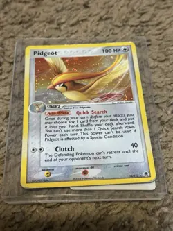 Pidgeot 10/112 Pokemon TCG Firered & Leafgreen Holo Rare NM - Image 1