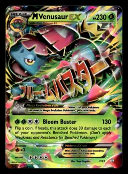 M Venusaur EX 2/83 Rare EX Generations Pokemon NM - Image 1