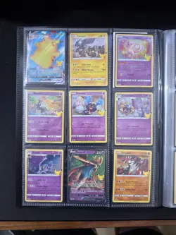 Pokemon Celebrations 25th Anniversary Complete Set 50/50, 2 promos & binder! - Image 3