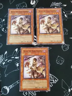 Yugioh - Dharc the Dark Charmer TDGS-EN026 NM/MP 1st ed/Unlimited Common x3 - Image 1