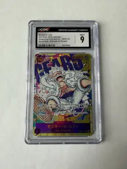 2023 ONE PIECE AWAKENING OF THE NEW ERA JPN #OP05-119 MONKEY D. LUFFY CGC 9 - Image 1