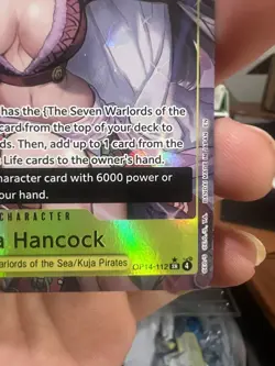 Bandai Boa Hancock OP14-112 Holo 10000 Character One Piece CCG - Image 3