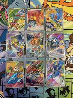 Pokemon First Partner Full set 9 Cards series 1. Pack Fresh - Image 1