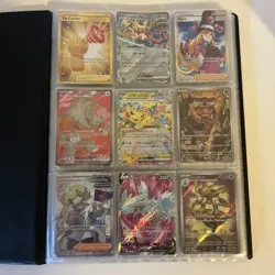 Pokemon Card Binder Collection. +35 Rares, Holos, V, EX. Well kept Lot-Near Mint - Image 2