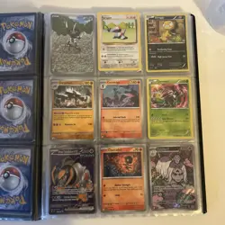 Pokemon Card Binder Collection. +35 Rares, Holos, V, EX. Well kept Lot-Near Mint - Image 4