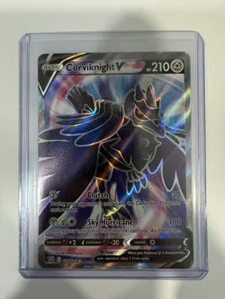 Pokemon TCG Corviknight v Full Art Holo Card #156/163 Battle Styles NM - Image 1
