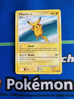 POKEMON PROMO CARD - POP SERIES 9 - PIKACHU 15/17 - NM 2009 - Image 1