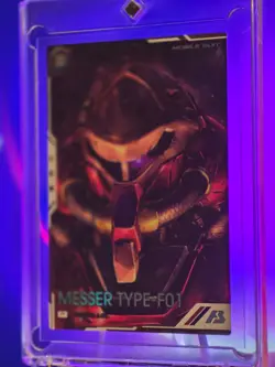 Gundam Arsenal Base FQ06-008 P MESSER F01 Type Parallel Card Hathaway's Flash - Image 2