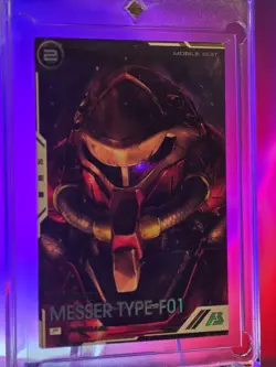 Gundam Arsenal Base FQ06-008 P MESSER F01 Type Parallel Card Hathaway's Flash - Image 3