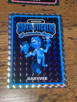 VeeFriends Super Stickers Spectacular Series GaryVee Diamond Holo Card 2026 - Image 1
