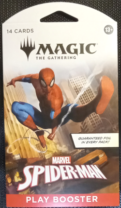 Magic The Gathering Marvel Spider-Man Sleeved Booster Pack - Image 1