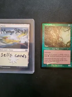 MTG Wall of Roots NM FOIL 30th Anniversary Promo 2023 - Image 3