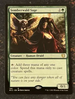 Somberwald Sage - Commander: Innistrad Midnight Hunt 144 - MTG - Regular - LP - Image 1