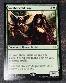 Somberwald Sage - Commander: Innistrad Midnight Hunt 144 - MTG - Regular - LP - Image 2