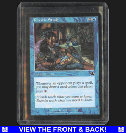 Rhystic Study 2000 Magic the Gathering Vintage NM Prophecy 45 - Image 1