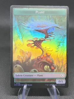 Elf Warrior | Plant FOIL - Double Sided Token - Lorwyn Eclipsed MTG - NM/M - Image 2