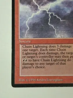 X1 Chain Lightning Legends Regular MTG LP Condition BB - Image 5