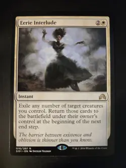 Eerie Interlude NM Shadows over Innistrad MTG FREE SHIPPING - Image 1