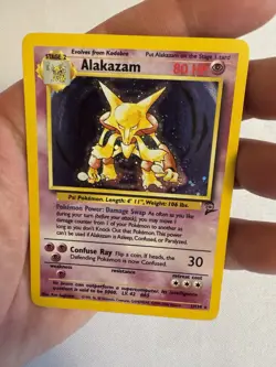 2000 Pokemon - Alakazam Holo Rare Unlimited - Base Set 2 - 1/130 - WOTC - Image 3