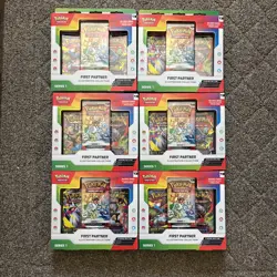 Pokemon First Partner Illustration Collection Series 1 Lot of 6 Ships 03/21 - Image 1