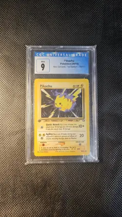 Pokemon TCG Pikachu Neo Genesis 70/111 1st Edition CGC 9 Graded Vintage Card - Image 1