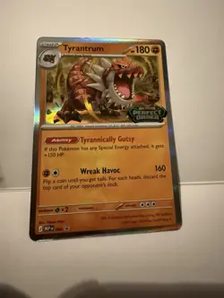 Tyrantrum Prerelease Promo (MEP066) - Holo - Perfect Order Stamp NM Pokemon TCG - Image 1