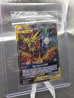 Sealed Pokemon TCG Moltres Zapdos Articuno GX SM210 Stained Glass Promos Holo - Image 1