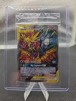 Sealed Pokemon TCG Moltres Zapdos Articuno GX SM210 Stained Glass Promos Holo - Image 3