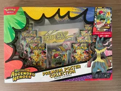 Pokemon TCG Ascended Heroes Premium Poster Collection Mega Lucario Ex FREE POST - Image 1