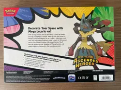 Pokemon TCG Ascended Heroes Premium Poster Collection Mega Lucario Ex FREE POST - Image 2