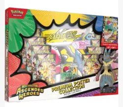 Pokemon TCG Ascended Heroes Premium Poster Collection Mega Lucario Ex FREE POST - Image 3