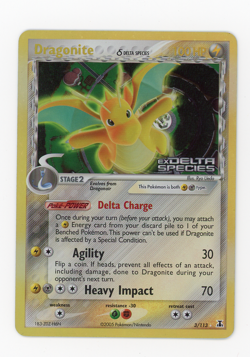 Pokemon Dragonite EX Delta Species Holo Rare 3/113 HOLO STAMPED OBO - Image 1