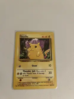 Bulbasaur Charmander Squirtle Pikachu 1999 Original Base Set Pokemon - Mint - Image 3