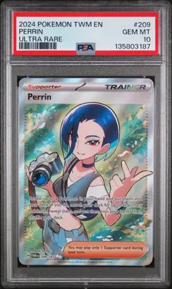 Pokemon Twilight Masquerade Perrin 209 PSA 10 - Image 1