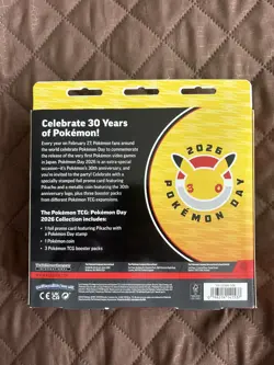 POKEMON DAY 2026 COLLECTION - 30TH ANNIVERSARY - BRAND NEW & SEALED - Image 2