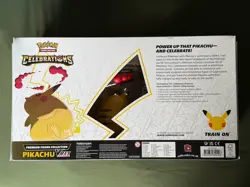 Pokemon Celebrations Pikachu VMAX Premium Figure Collection Sealed Box w/ Promos - Image 2